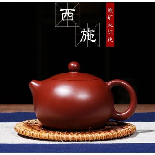 Cross border famous handmade raw ore, Dahongpao, Xishi purple sand teapot customized gifts
