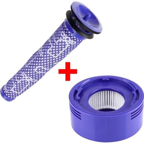 Pre Filter + HEPA Post-Filter kit for Dyson V7 V8 Vacuum Replacement Pre-Filter and Post- Filter Accessories