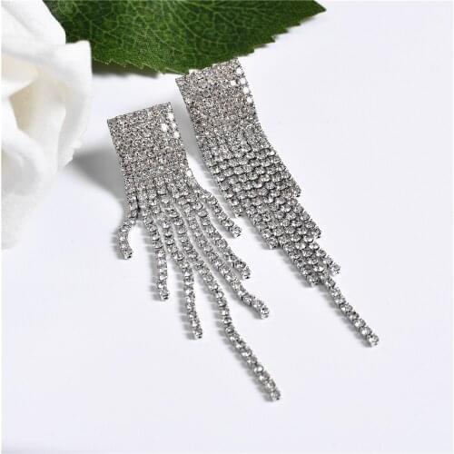 Earrings ,Ear Line, Womens Rhinestone The Jewelry. Exquisite And Compact Crystal Accessories CORUIXI E176158