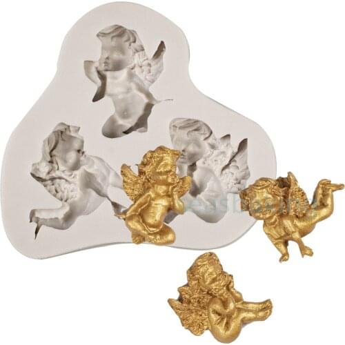 Sugarcraft Mini Angel Baby Silicone Mold Fondant Mold Cake Decorating Tools Chocolate Gumpaste Mold