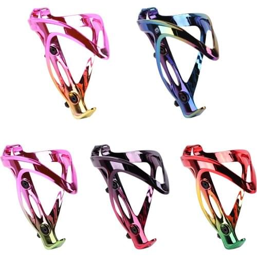 Ultralight Bicycle Water Bottle Cage Aluminium Alloy Adjustable Mountain Bike Cycling Bottle Holder Ultralight HandleBar Mount
