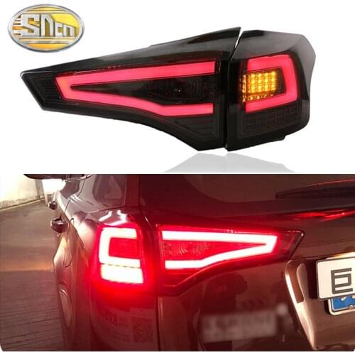 Rear Driving Lamp + Brake + Halogen Reverse + Turn Signal Light Car LED Taillight Tail Light For Toyota RAV4 2013 - 2016