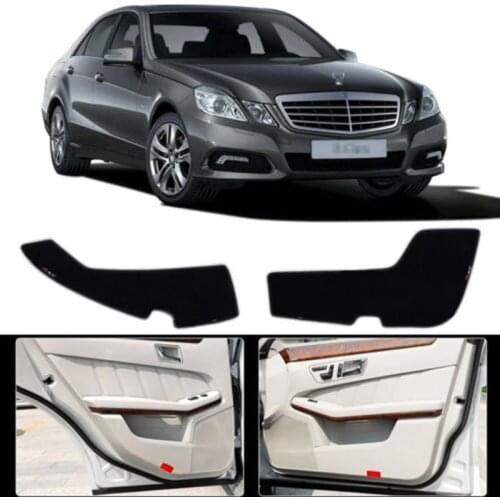 Brand New 1 Set Inside Door Anti Scratch Protection Cover Protective Pad For Benz E-Class 2009-10