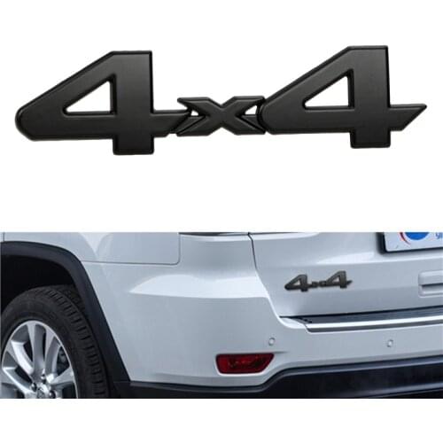 1pc 3D Metal 4x4 Logo Car Sticker Emblem Decoration Accessories for Jeep Grand Cherokee Wrangler Ford Anto Exterior Badge Decals