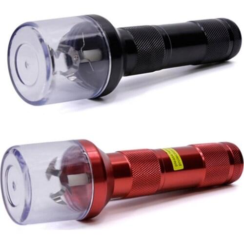 1pcs Flashlight Shape 145mm Height Grinder Herb Smoke Grinders Amoladora Weed Acessorios Tobacco Cigarette Accessories Crusher