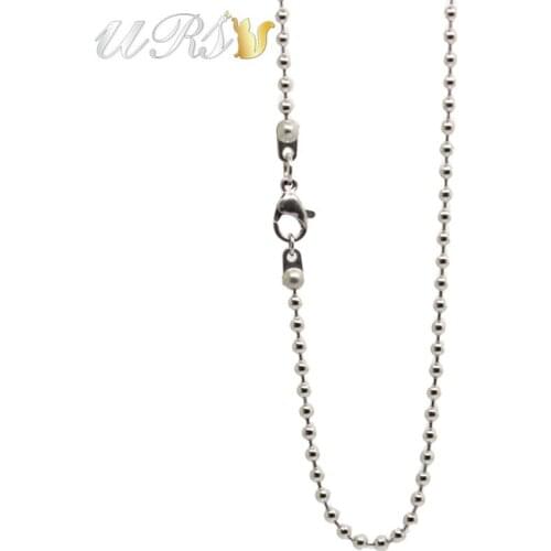 10PCS 30'' (75cm) 316L Stainless Steel Ball Chain Floating Locket Chain Living Charm Locket Necklace Wholesale
