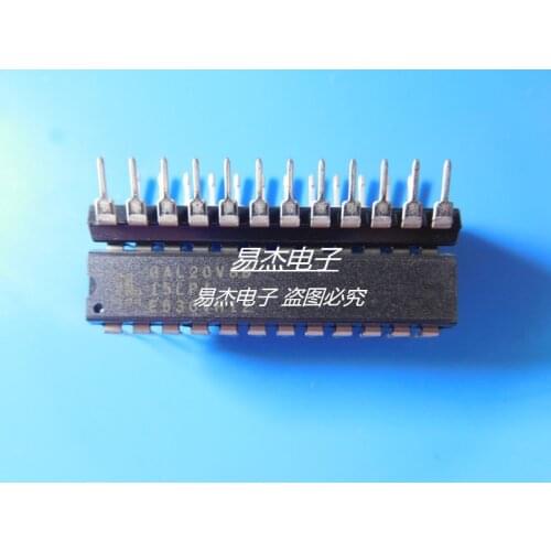 10 pçs/lote GAL20V8B-25LP GAL20V8B-15LP GAL20V8 DIP-24 Em Estoque