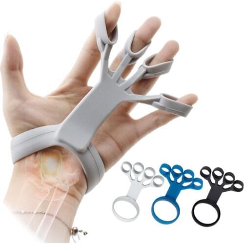 3Pcs Silicone Finger Exercise Finger Grip Finger Stretcher Hand Elastic Expansion for Arthritis Relieve Pain Therapy Rock Climb