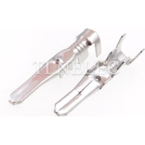 50pcs 2.8 Series Male Crimp Terminal Auto Waterproof Splice Connector Wiring Terminal For Automotives DJ616-2.8X0.8B