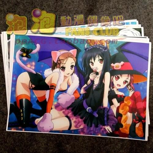 8Pcs Anime Accel World Picture Posters Figures Poster 42x29cm Toys for Wall Home Decoration Kids Adult Gift
