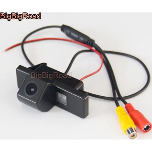 BigBigRoad For Citroen C4 C5 C-triomphe C-Qquatre C4 Dualis For Peugeot 307cc 308 408 Pathfinder Car HD Rear View Parking Camera