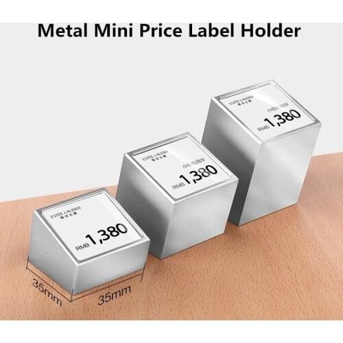 Promotion Price Tags Label Display Holder Name Card Paper Tag Ticket Holders Sign Holder Display Stand