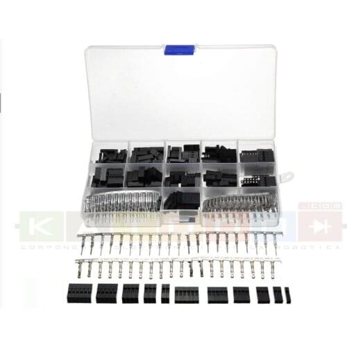 Excellway® TC10 620pz Wire Jumper Pin Header Connector Housing Kit For Dupont and Crimp Pins Connectors