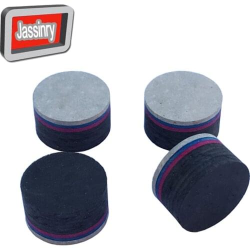 Jassinry 6pcs 14mm 9layers billiards Pool cue tips in SS/S/M/H 4colors cue stick tips High quality can customized logo China