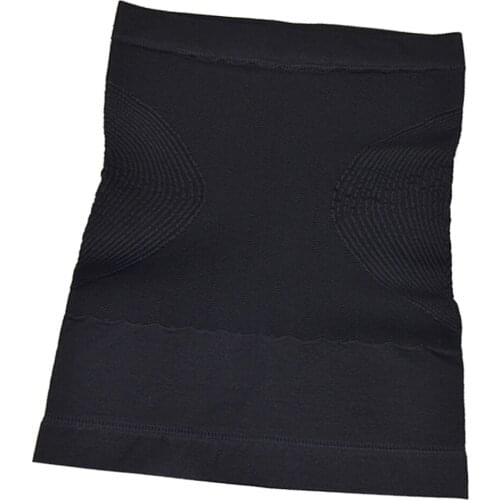 Compression Postpartum Belly Wrap, Body Shaper Waist Tummy Belt Body Slim Shaper Support,Seamless (Black)