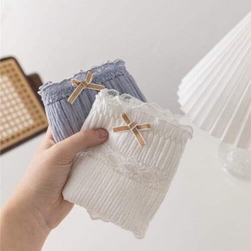 Sweet bow summer lace Seamless Panties women Hollow cozy young girl underwear Panties women NR608