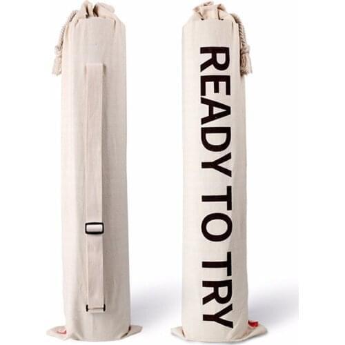 Linen Yoga Mat Portable Yoga Bag Pilates Rucksack Backpack Yoga Mat With Adjustable Shoulder Strap Portable Shoulder Case