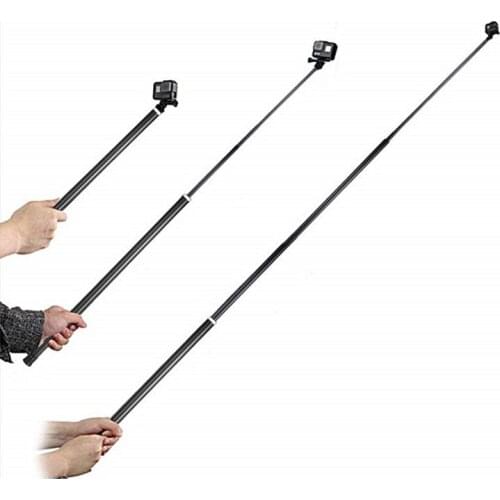 High Quality Carbon Fiber Monopod For GoPro Hero 6 5 7 8 9 Black Action Camera Selfie Stick For Go Pro 4 3 2 For Insta 360 ONE X