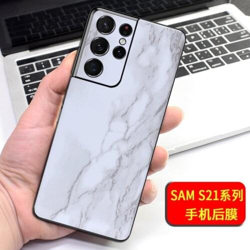 Marble Film For Samsung Galaxy S21 Ultra S21 Plus Decal Skin Back Film Covers Protector Matte Sticker For Samsung Note 20 S20 FE