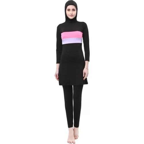 New Burkinis Muslim Swimsuit Modest Clothing Islamic Separated Women Wear Long muslimah Swimwear Hijab Muslim Swimwears