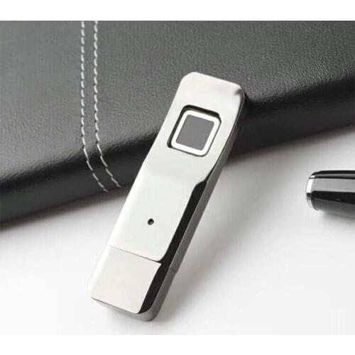 New U disk, metal fingerprint U disk, business security U disk, privacy and security storage 32G