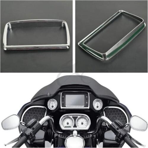 Motorcycle ABS Radio Trim Bezel For Harley Road Glide FLTRX Special FLTRXS 2015-2018