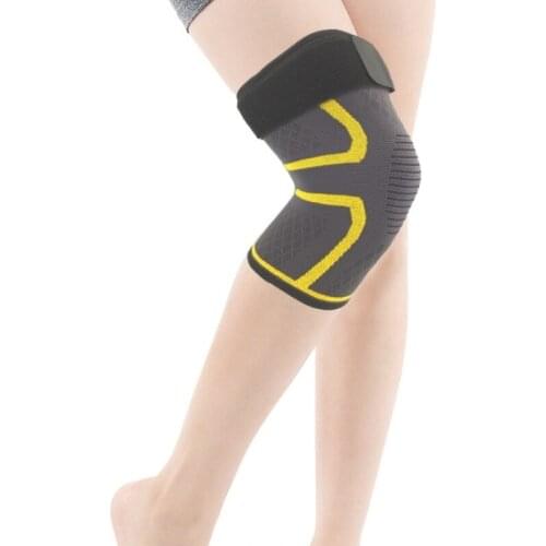 Adjustable Bandage Knee Protector Sports Fitness Knee Pads Support Patella Gym Protector Antislip Shock Suitable for Men Women