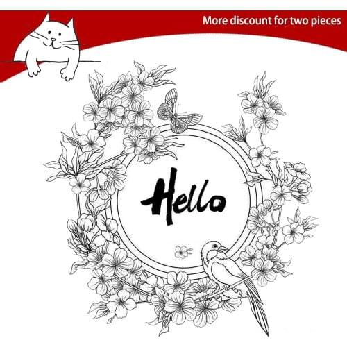 Cute Bird Clear Stamps For Scrapbooking Card Making Photo Album Silicone Stamp DIY Decorative Crafts