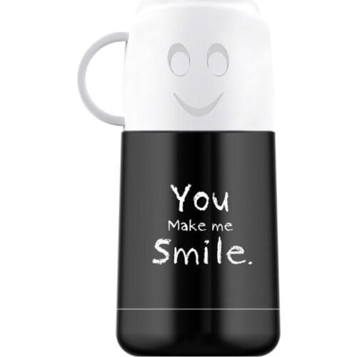 Vacuum Flasks 304 Stainless Steel Thermos Cup 210ml Drinking Water Mug Children Student Christmas Gift Lovers School Thermos 6MX