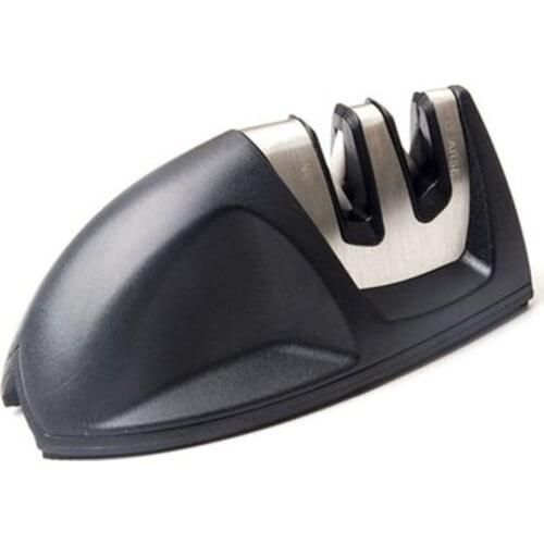 Sharpener Manal Two Stages Mouse Mini Fast Sharpener Fixed Angle Whetstone Multi-Function Gadget ABS Mini Sharpening Tool N h1