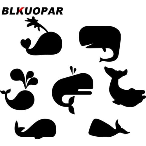 BLKUOPAR for Whale Car Stickers Waterproof Occlusion Scratch Decals Funny Personality Trunk Motorcycle Decor Car Label