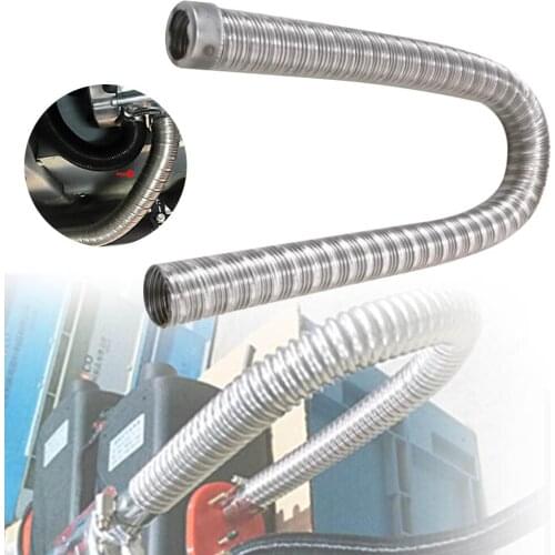 Air Parking Heater Stainless Steel Exhaust Pipe Tube Gas Vent Fit Air Diesels Parking Tank Car Heaters Accessories