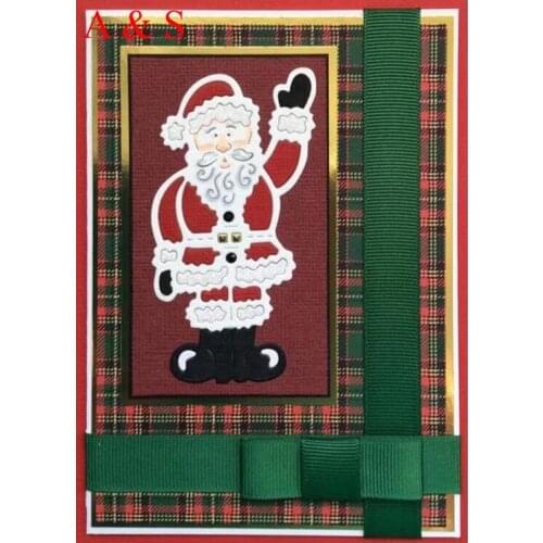 Y412 METAL CUTTING DIES Father Christmas Santa Claus Scrapbook card invitation paper craft party decor embossing stencil cutter