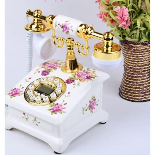 Ye are the top European Garden antique landline retro Home Office telephone