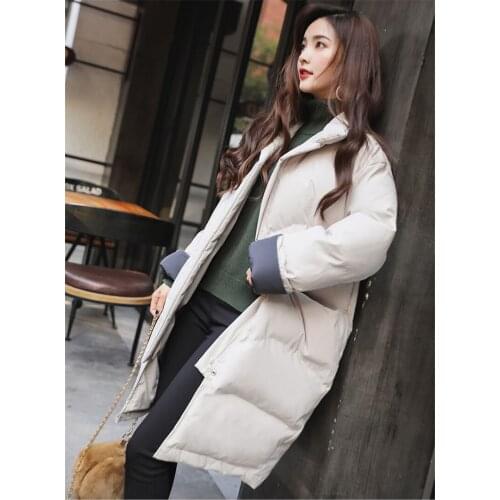Parkas Mujer Invierno 2020 Warm Winter Coat Women Padded Jacket Casual Ladies Coats Fashion Womens Parka Casacos WXF340