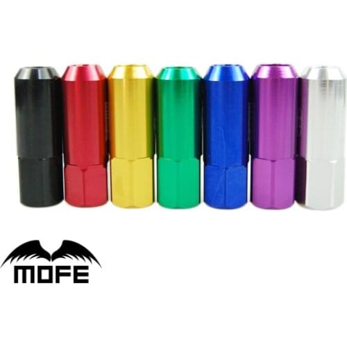 Original Logo 20PCS Aluminum 60mm Close End Lug Nuts P1.5 Green Purple Red Silver Black Blue Gold