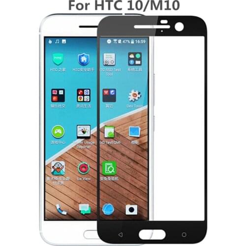 3D Tempered Glass For HTC One M10 Full Cover 9H Protective film Screen Protector For HTC 10 Lifestyle