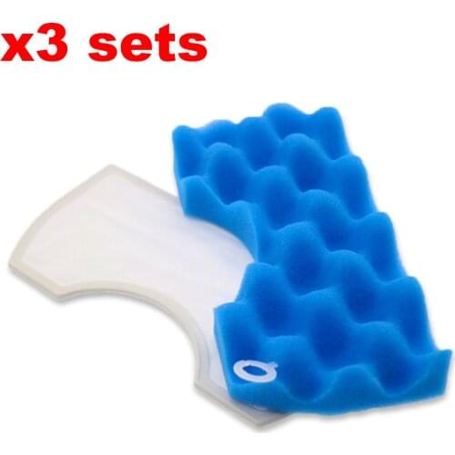 3 Sets Vacuum Cleaner Accessories Hepa Fter Suitable for Samsung VCA-VM Filter 45P VM 45P SC43 - 47 SC43 Series As Seen on Tv