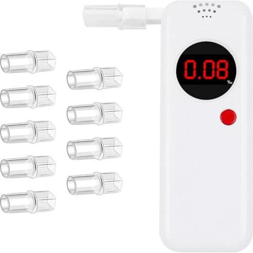 New LCD Screen Professional Digital Breath Alcohol Tester Detector Meter Breathalyzer Portable Alcohol Analyzer Breathlyser