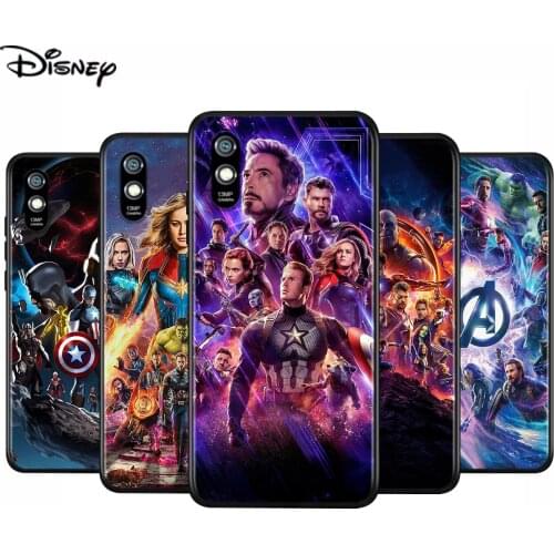 Silicone Cover Marvel The Avengers For Xiaomi Redmi 9 9T 9C 8 7 6 Pro 9AT 9A 8A 7A 6A S2 5 5A 4X GO Phone Case