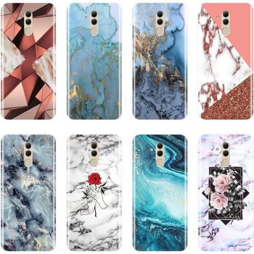 Aesthetic Luxury Marble Soft Silicone Phone Case For Huawei Mate 7 8 9 10 20 Lite Back Cover For Huawei Mate 9 10 20 Pro Case