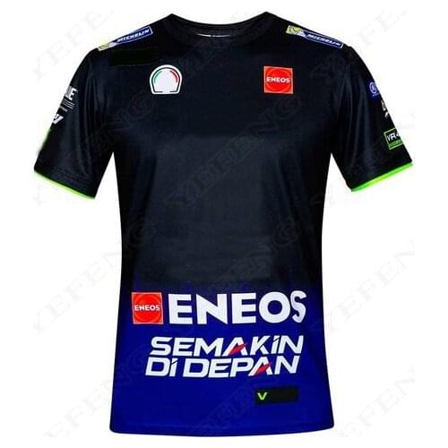 New Motorcycle Mens Quick dry Moto GP Racing For Yamaha Team Black Shirt Motocross ATV Motobike T shirt