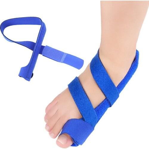 Imple Fixing Strap Velcro toe fixing Strap Adjustable toe Splitter day and Night bunion splint toes straightener pad toe
