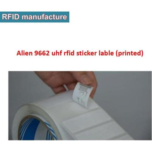 Uhf epc gen2 Adhesive sticker paper Alien chip 940-960mhz long range passive uhf rfid labels tag long read range 1-20M for asset