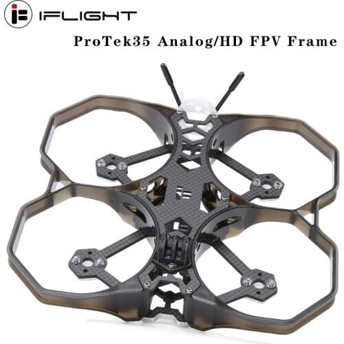 IFlight ProTek35 Analog/HD 3.5inch 151mm CineWhoop FPV Frame Kit 2203.5 3600KV Motor hole Φ12 /M2 Beast AIO F7 45A for FPV Drone