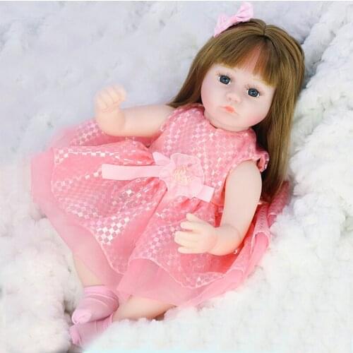 Reborn Baby Doll 42CM Baby Reborn Dolls Toys For Girls Accompany Doll Lifelike Toddler Reborn Birthday Present