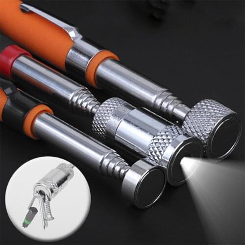Powerful Telescopic Magnetic Magnet Pen Handy Tools Capacity for Picking Up Nut Bolt Extendable Pickup Rod Stick Portable Tools