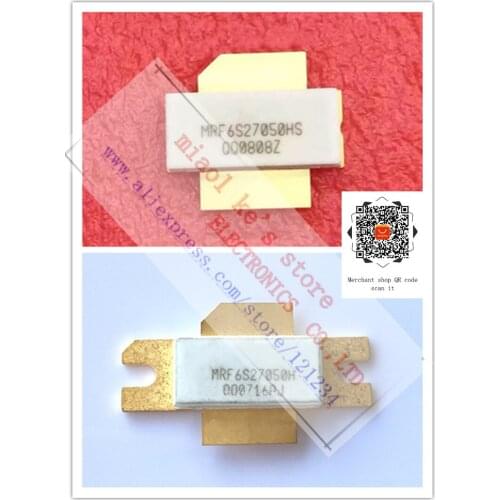 MRF6S27050H MRF6S27050HS MRF6S27050HR3 MRF6S27050HSR3 MRF6S27050HR5 MRF6S27050HSR5 [ FET RF 68V 16dB 7W 2.62GHZ ]