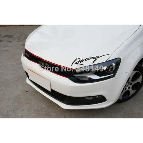 Car-styling Racing Eyebrow Sticker and Decal for Volkswagen Skoda Octavia Polo Golf Tiguan Passat B5 Jetta Mk6 30cm*8cm