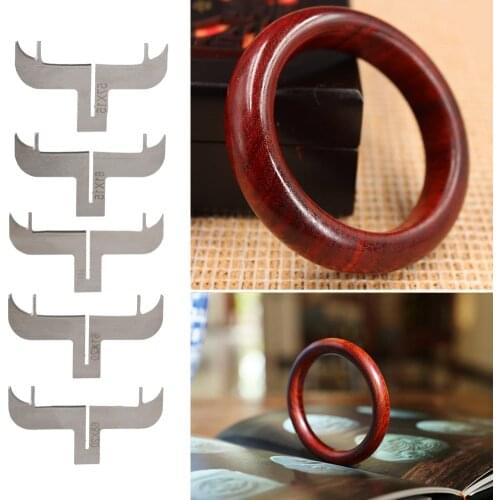 New 12/4pcs Bracelet Ring Milling Cutter Blades for Cnc Machine Drill Bit Carpentry Working Molding Accessory Wooden Bead Maker